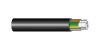 YAKXS 4X240 SE CZARNY KABEL ZIEMNY AL DRUT 0.6/1KV USIECIOWANY SEKTOROWY KL.1
